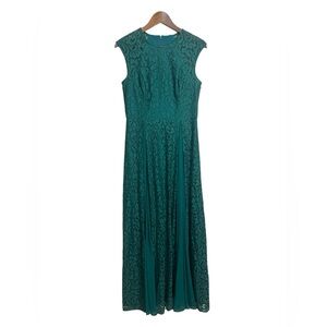 Aidan Mattox long green mother of the bride gown US 10